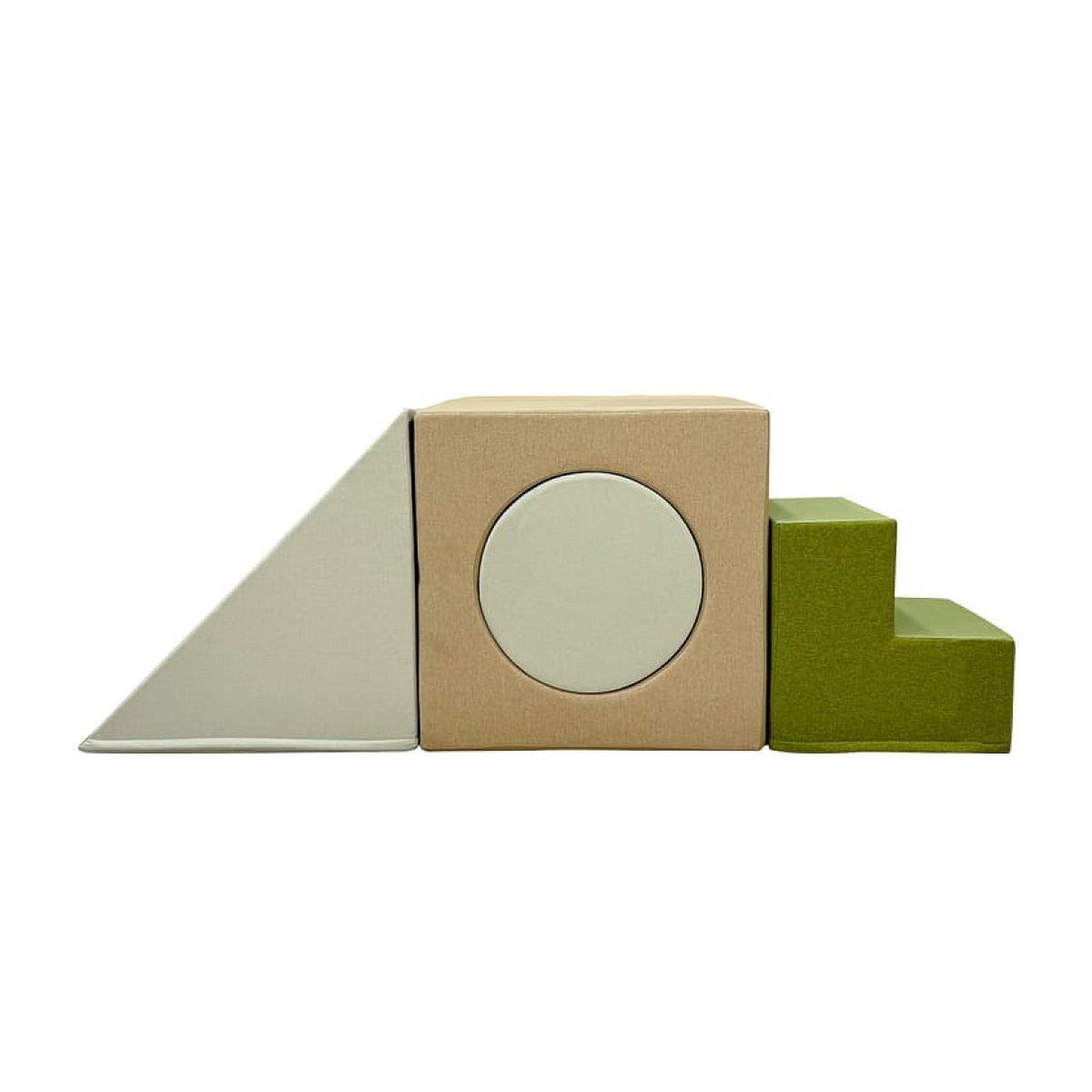 Voir la diapositive 3 : Sunny Module mousse sasa - vert blanc beige