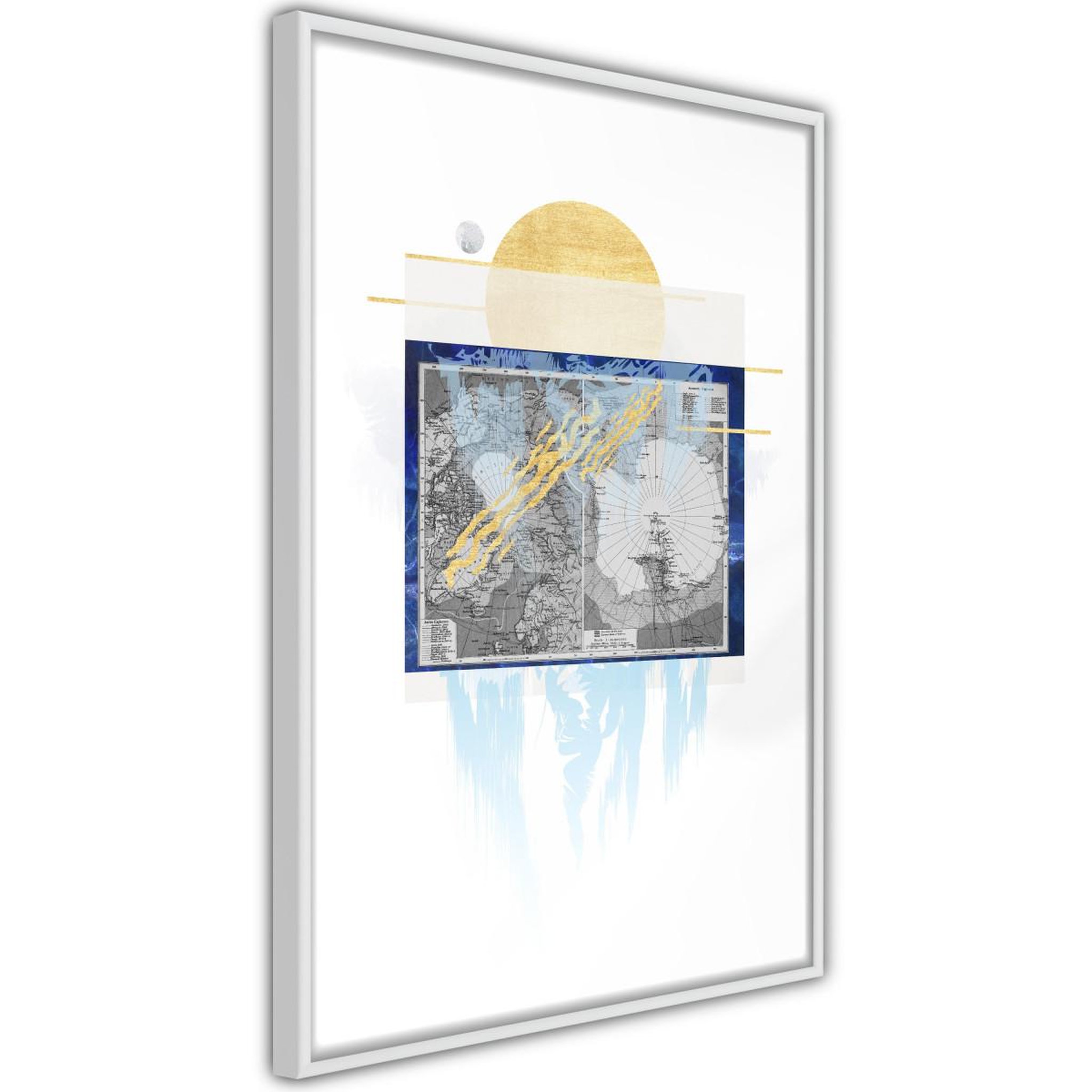Paris Prix Affiche murale encadrée  the coldest continent