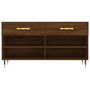 Voir la diapositive 6 : VIDAXL Banc à chaussures chêne marron 102x35x55 cm bois d ingénierie