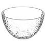 Voir la diapositive 2 : FIVE Lot de 6 Coupelles Plastique Réutilisable  Martelé  14cm Transparent