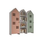 Vipack Combinaison D'armoires 3 Pièces Casami Bruges rose vert