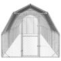 Voir la diapositive 3 : VIDAXL Poulailler avec toit 2,5x10x2,25 m acier galvanise