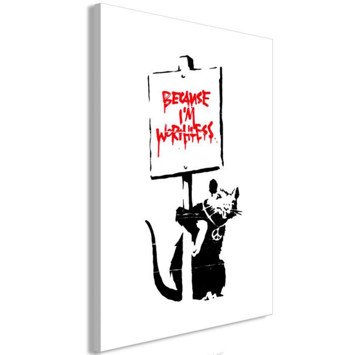 Paris Prix Tableau Imprimé  Because I'm Worthless