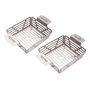 Voir la diapositive 1 : CHAR-BROIL Lot de 2 paniers en inox Grill+® - Char-Broil