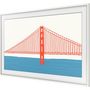 Voir la diapositive 3 : Samsung Cadre The Frame 75'' Blanc Moderne