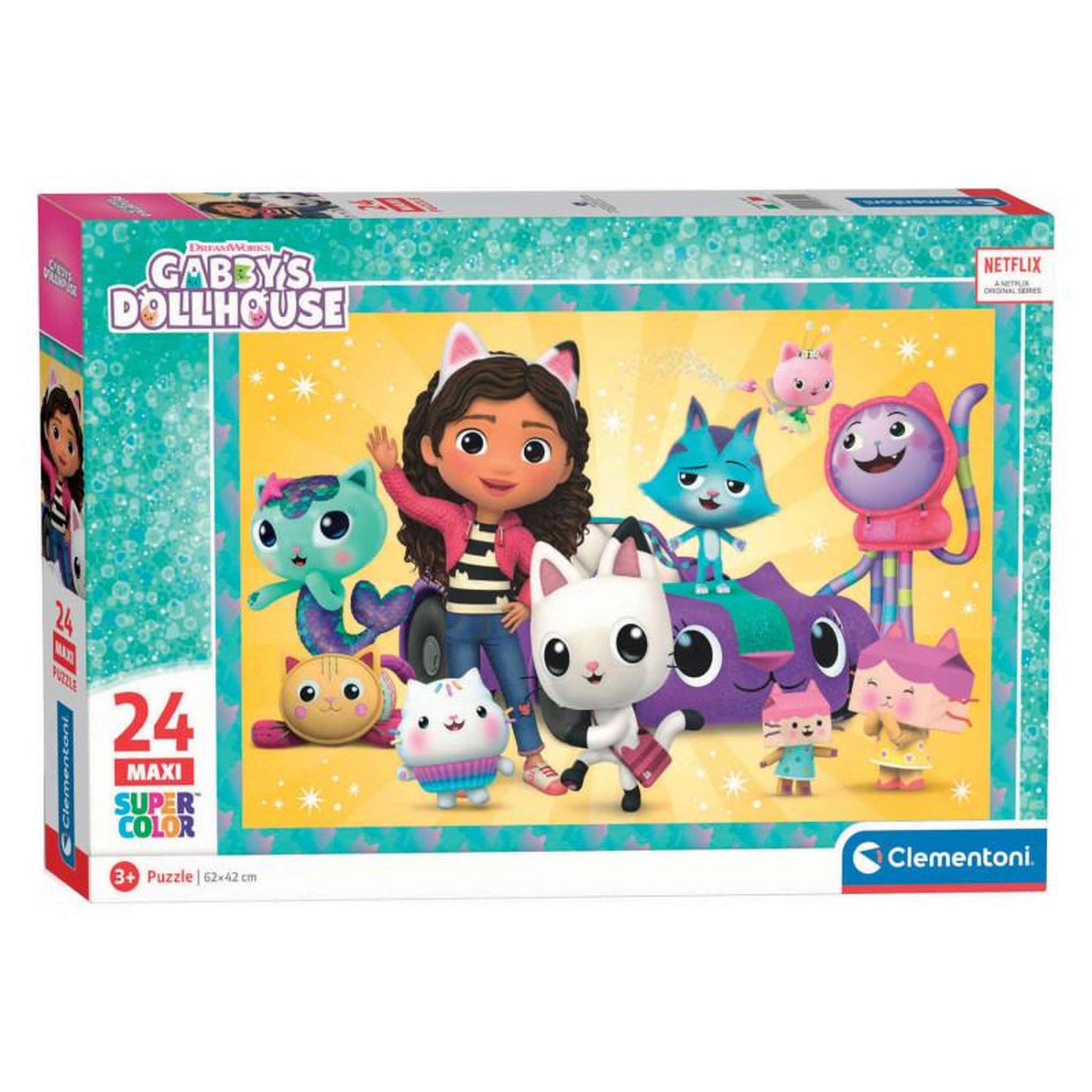 CLEMENTONI Clementoni Puzzle Super Color Maxi Gabby's Dollhouse, 24pcs. 28521