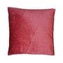 Voir la diapositive 2 : Coussin déco en velours uni déhoussable 