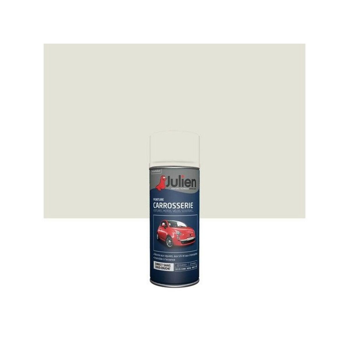 Julien Peinture aérosol Carrosserie JULIEN blanc nacré brillant 400 ml