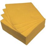 Paris Prix Lot de 40 Serviettes en Papier  Vitamine  38x38cm Moutarde