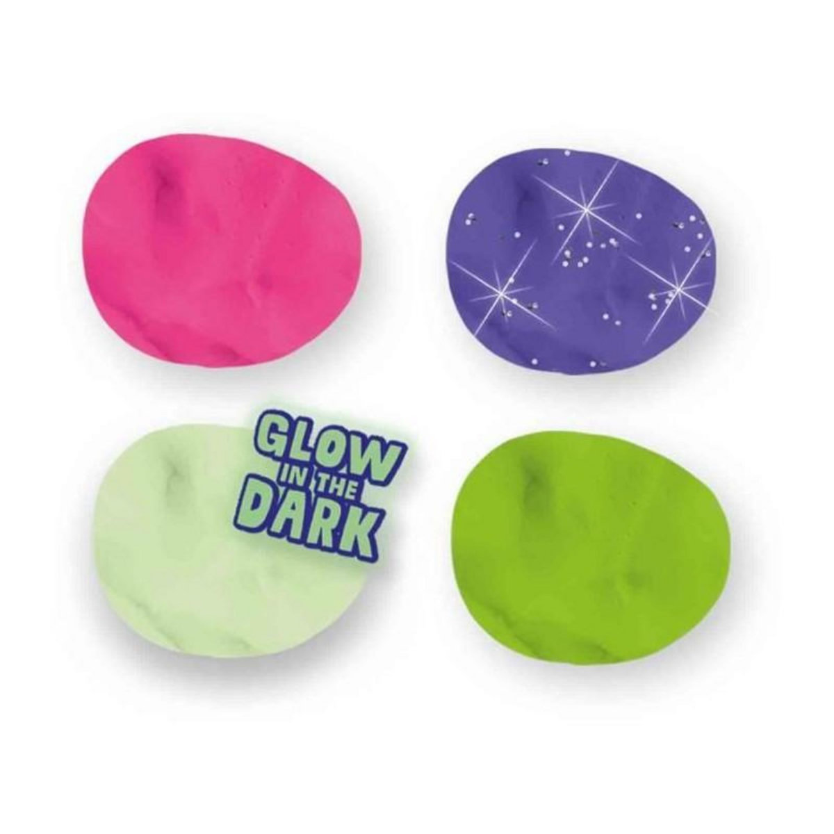 SES Creative Pâte a modeler Feel good - Brillant (4x90gr) - SES CREATIVE