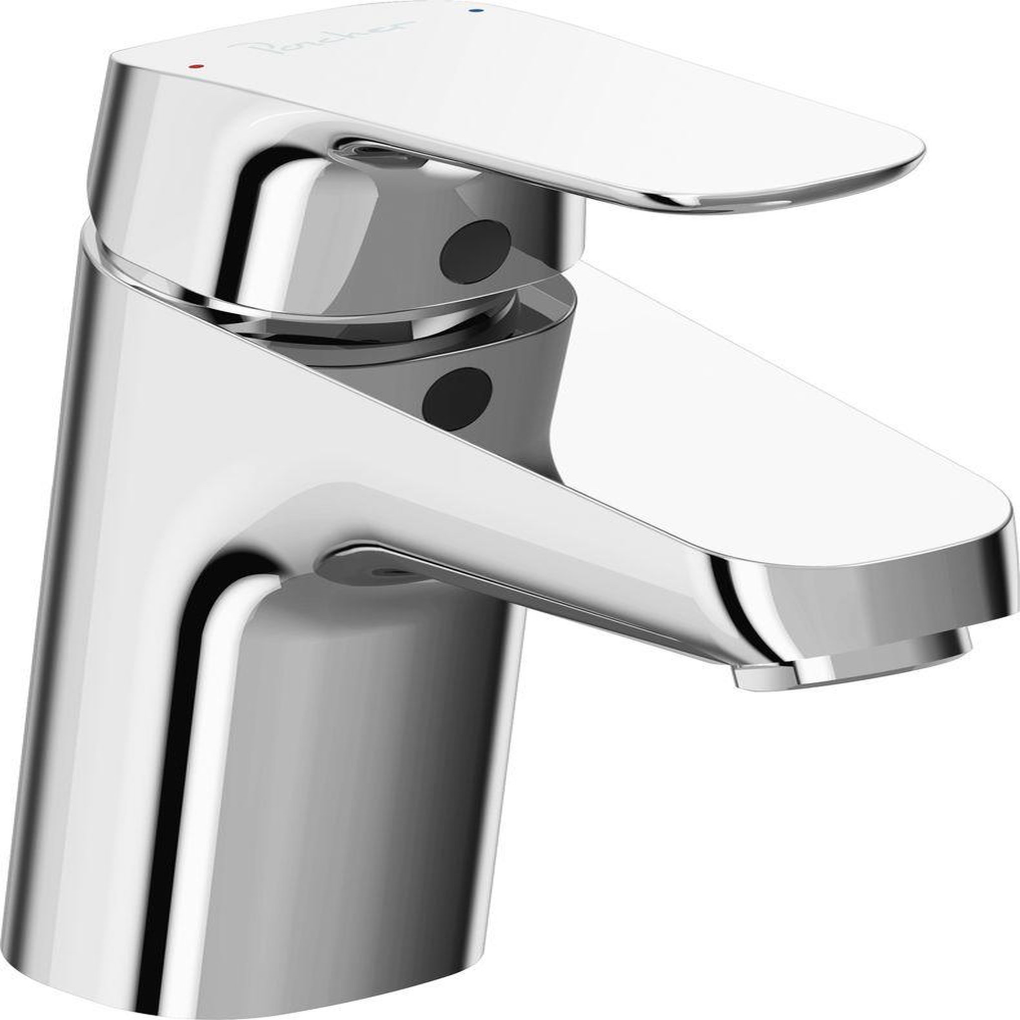 Porcher Mitigeur lavabo OKYRIS Ch2, bec fixe, 5L/min, bonde polypropylène - chrome