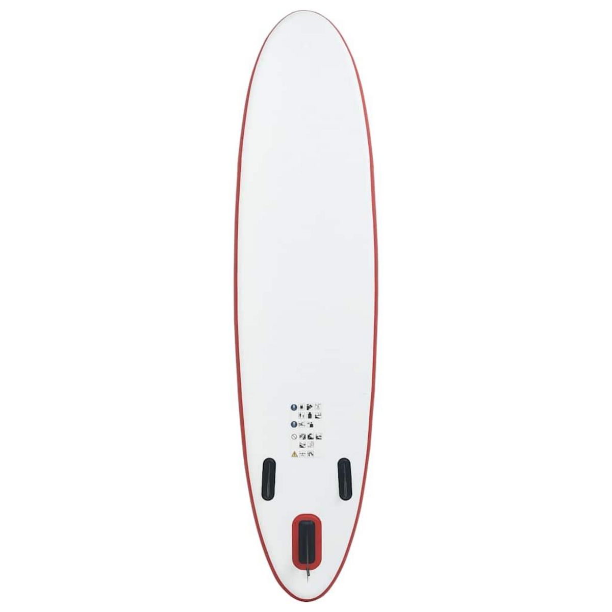 VIDAXL Ensemble de planches SUP gonflables Rouge et blanc