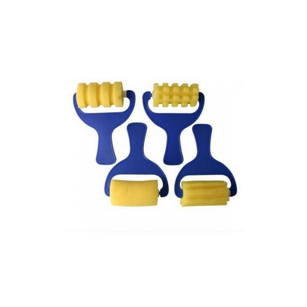 Graine créative Sachet de 4 rouleaux mousse assortis