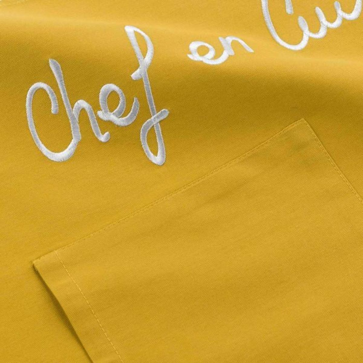 Paris Prix Tablier de Cuisine  Cuistot  84cm Jaune