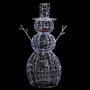 Voir la diapositive 1 : FEERIC LIGHT & CHRISTMAS Décoration extérieure lumineuse de Noël Bonhomme de Neige - L. 67 x H. 120 cm - Couleur blanc froid