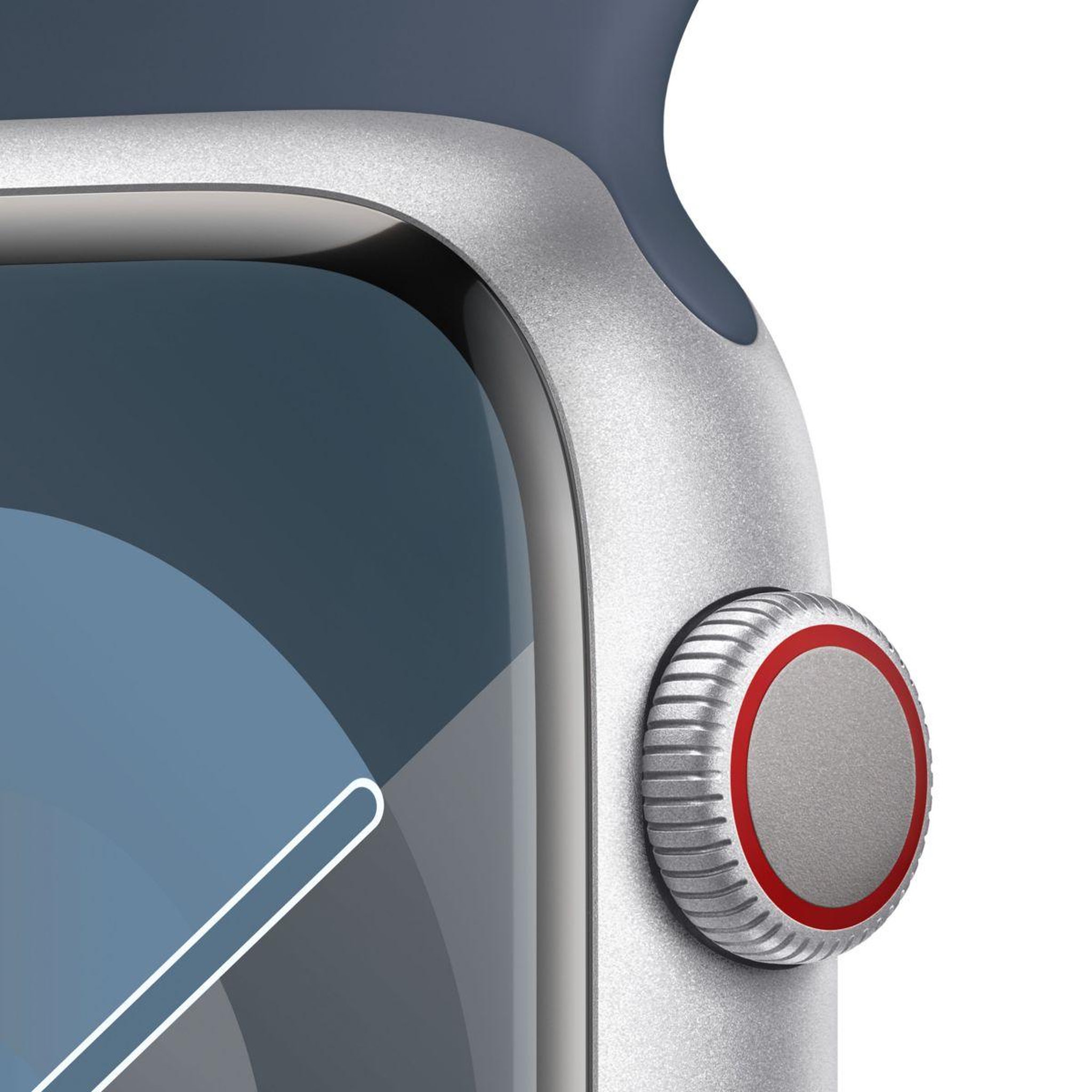 Voir la diapositive 3 : APPLE Montre connectée Serie 9 Cellular 45mm Aluminium/Argent M/L
