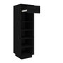 Voir la diapositive 5 : VIDAXL Armoire a chaussures noir 30x34x105 cm bois de pin massif