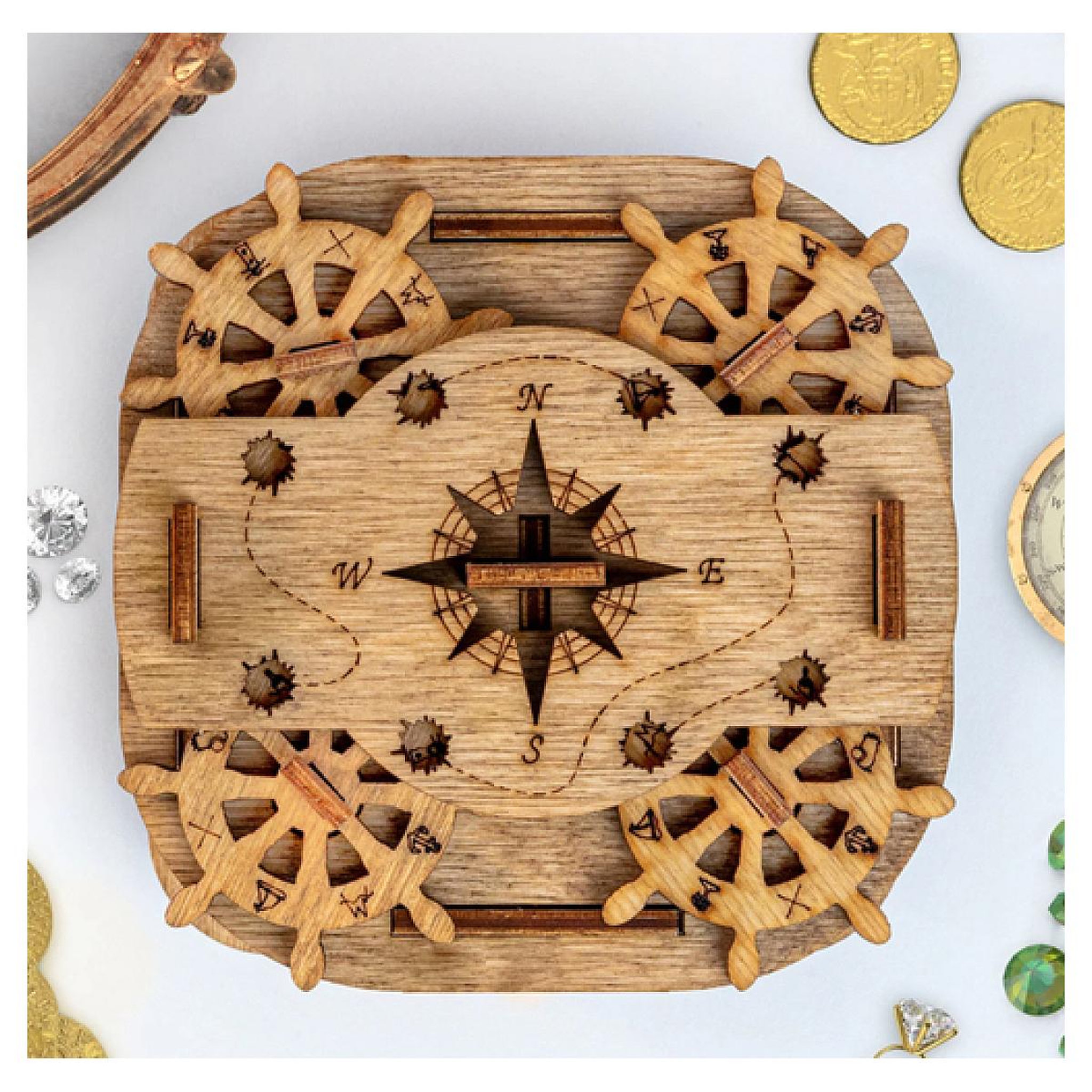 Voir la diapositive 2 : TRIBUO Casse Tete Cluebox Davy Jones Locker - 72 pcs
