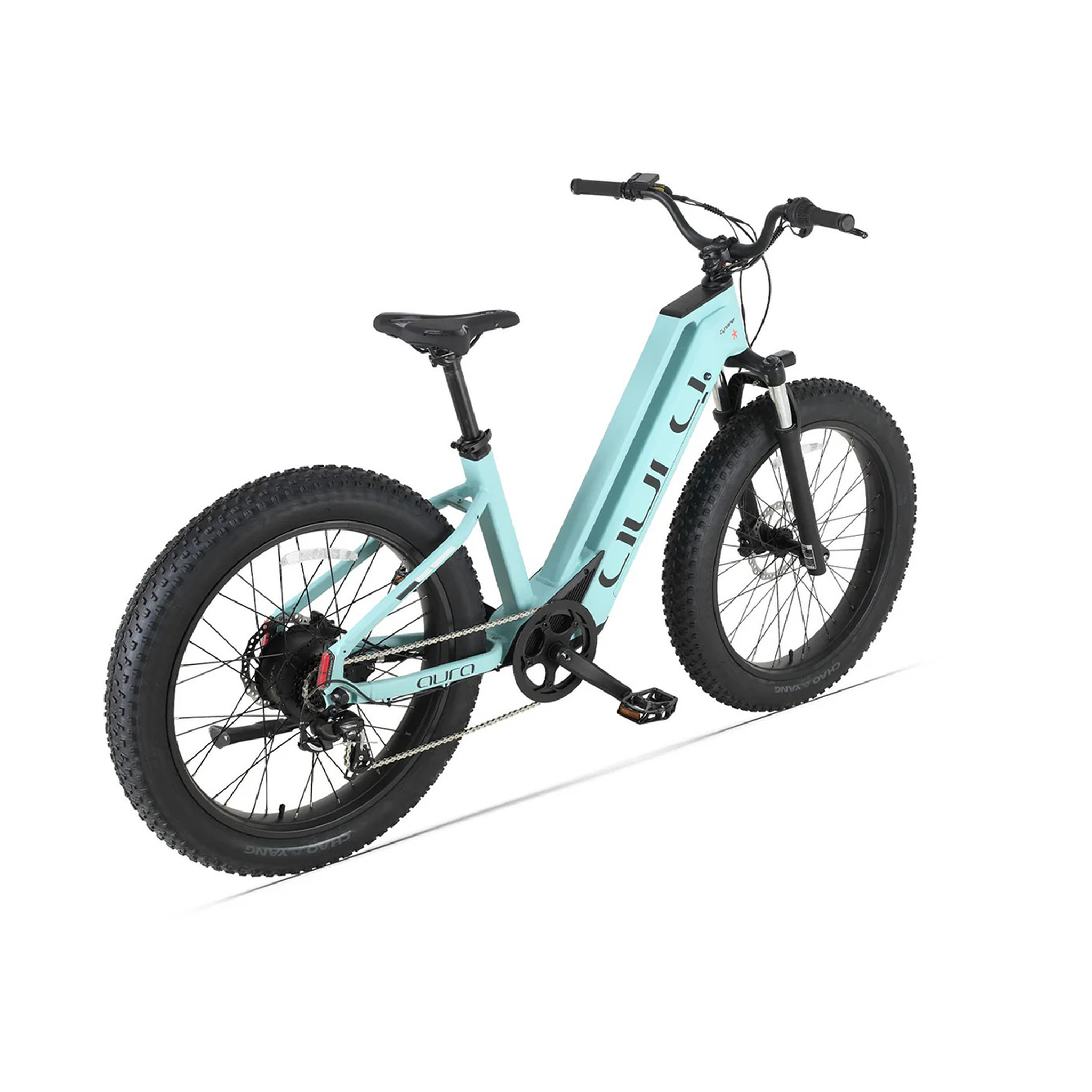 Voir la diapositive 3 : CYRUSHER Vélo électrique Cyrusher Aura à gros pneus 26 pouces
