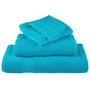 Voir la diapositive 4 : VIDAXL Serviettes de visage de qualité sup. SOLUND 4 pcs turquoise