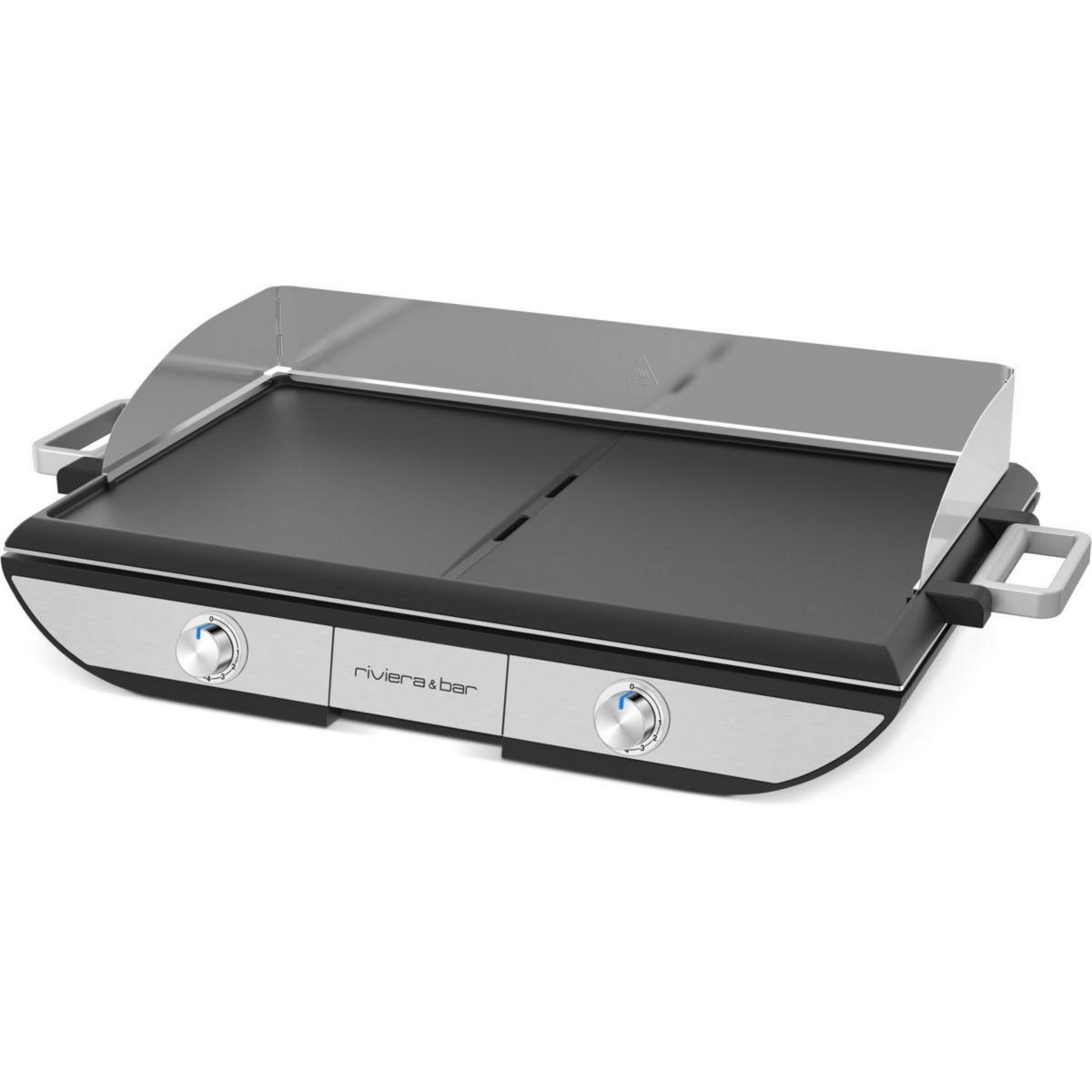 Riviera & Bar Plancha électrique QPL 650 noir gris à poser, 50x30 cm