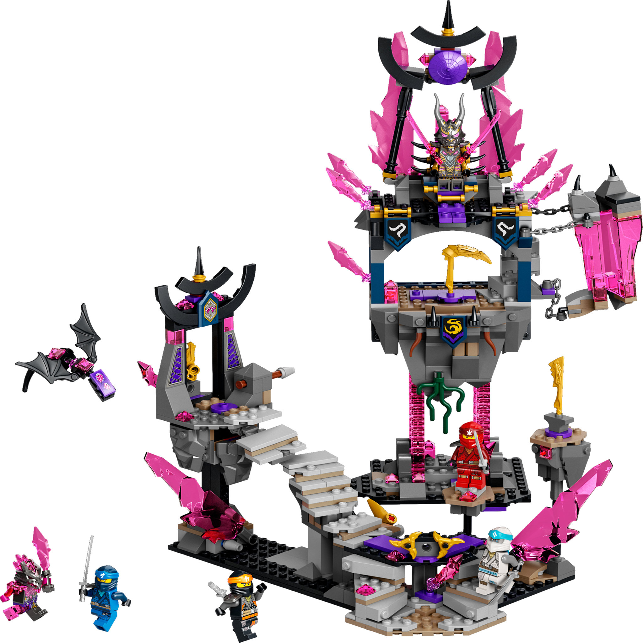Voir la diapositive 3 : LEGO Ninjago 71771 Le Temple du Roi de Cristal, Jouet pour Enfants avec Mini figurines