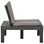 Voir la diapositive 4 : VIDAXL Chaises de salon de jardin et coussins 2pc Plastique Anthracite