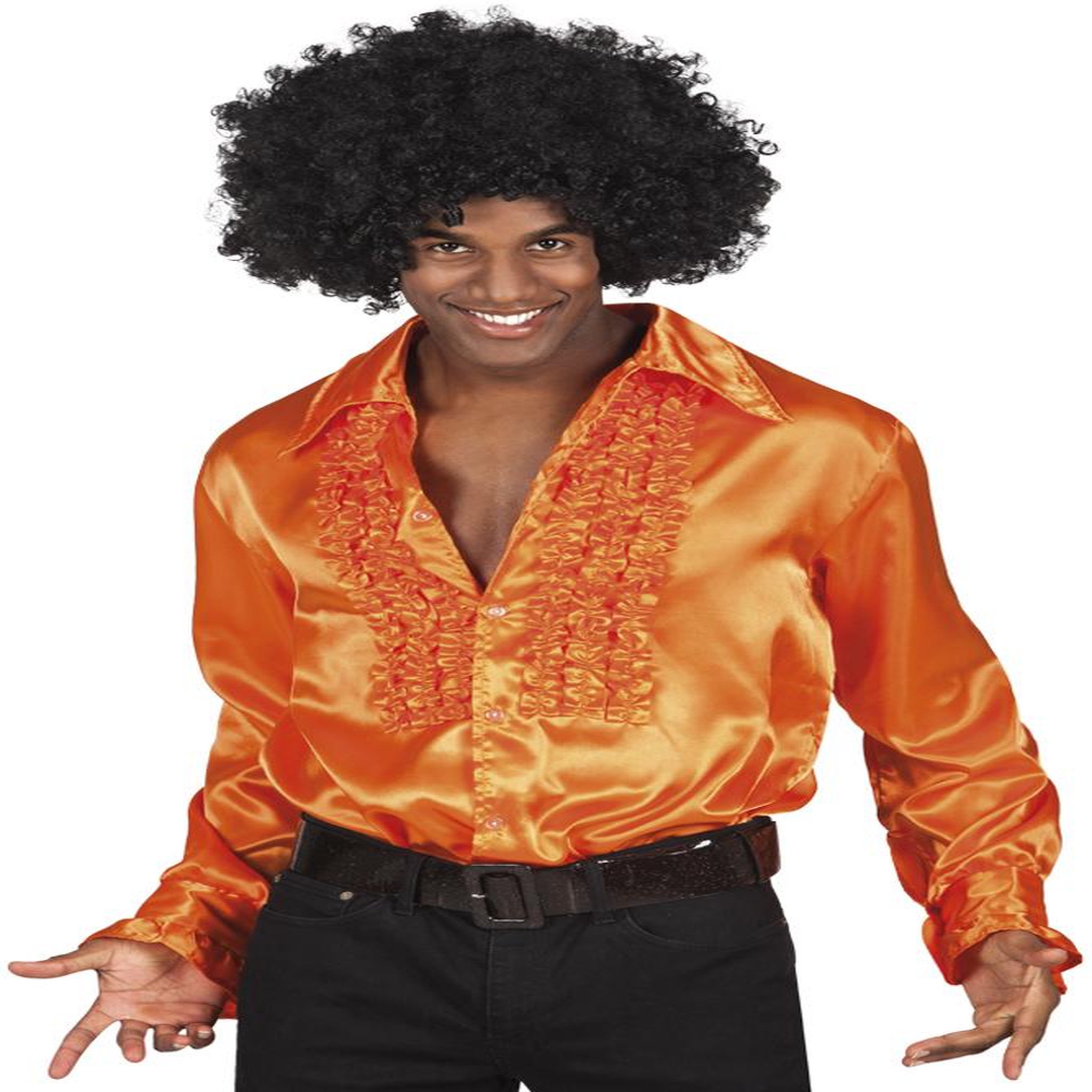 Boland Chemise Disco Orange - Homme - L