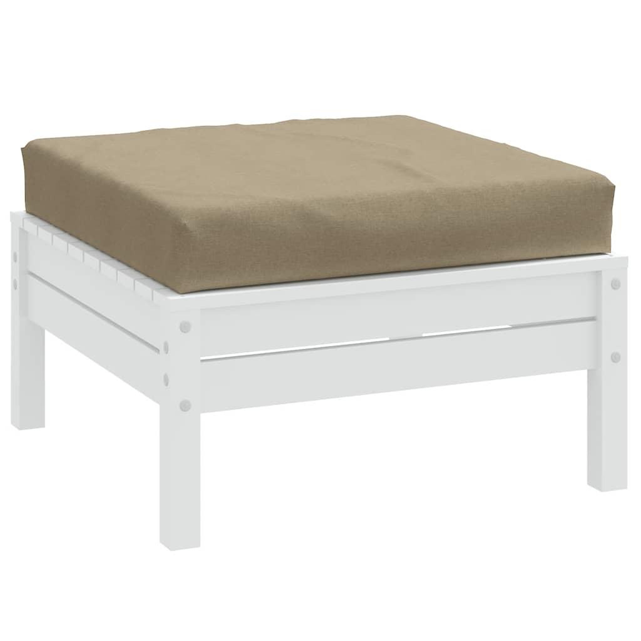 VIDAXL Coussin de palette taupe melange 60x60x10 cm tissu