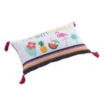 Paris Prix Coussin Déco Déhoussable  Ibiza  30x50cm Rose