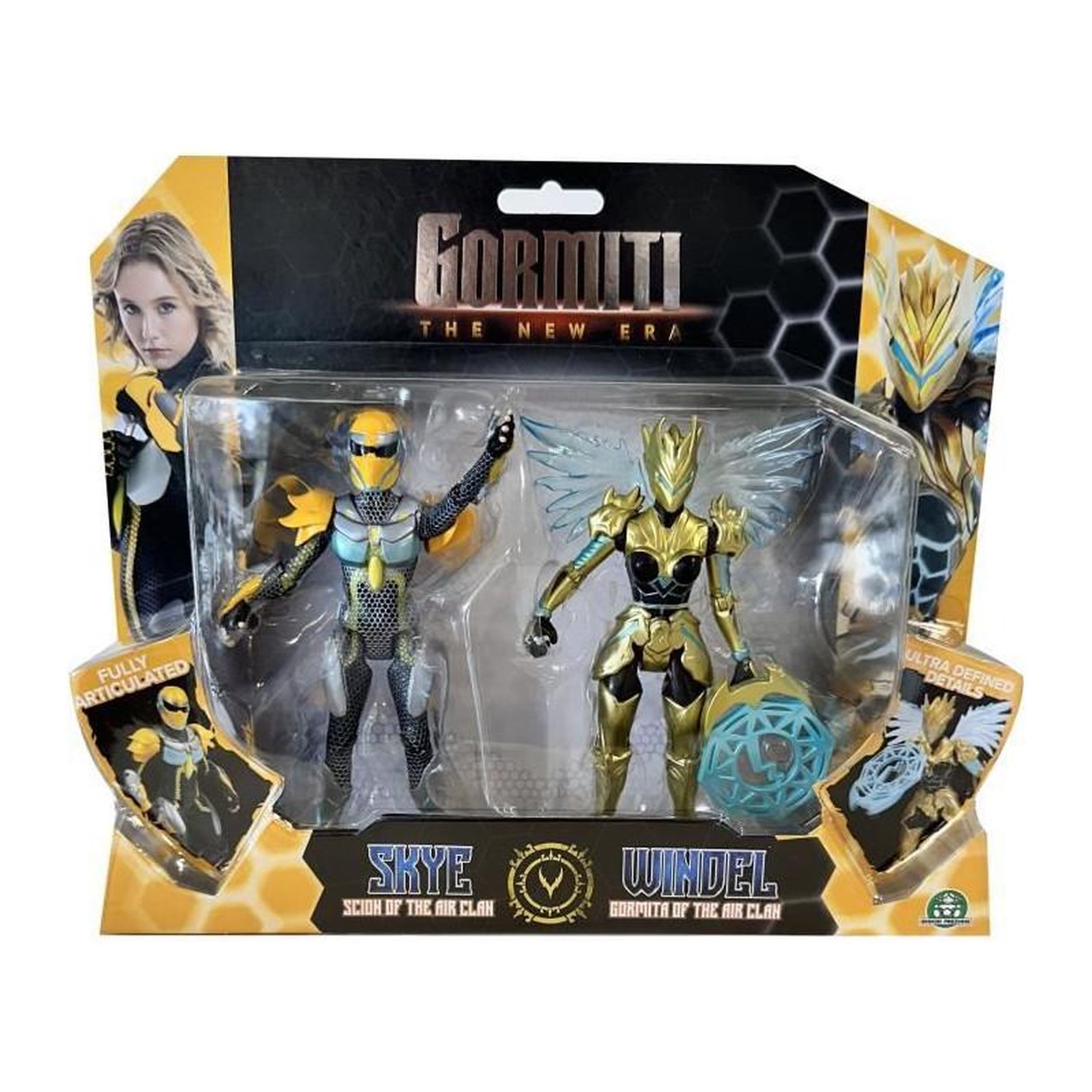 GENERIQUE Coffret figurines - GORMITI - Scion et Gormiti associé Air - Skye et Windel - 15 cm - a partir de 4 ans - GRV191