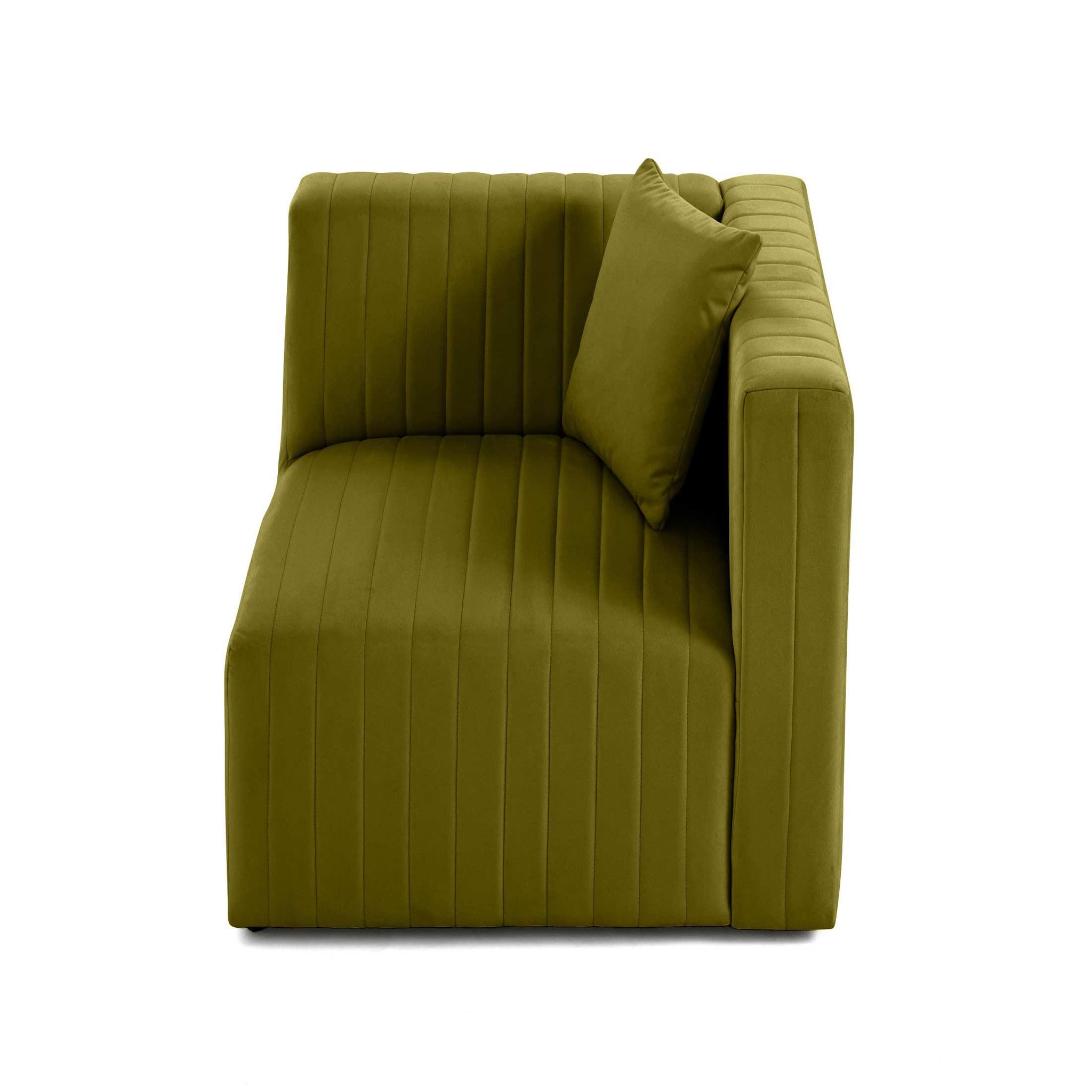 Voir la diapositive 6 : LISA DESIGN Nova - module d'assise droit - en velours