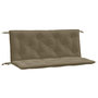 Voir la diapositive 2 : VIDAXL Coussins de banc de jardin lot de 2 taupe melange tissu