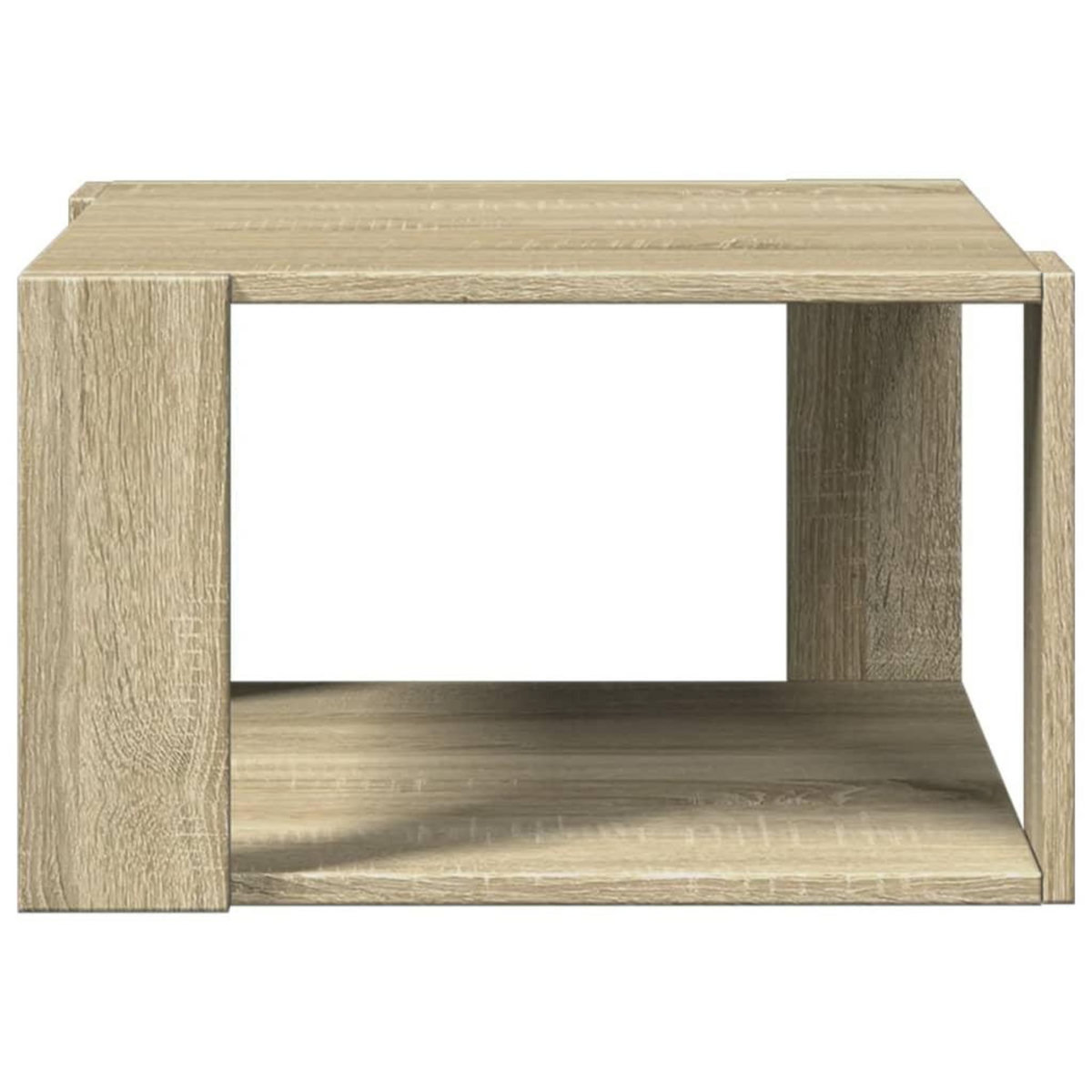 VIDAXL Table basse chene sonoma 51,5x51,5x30 cm bois d'ingenierie