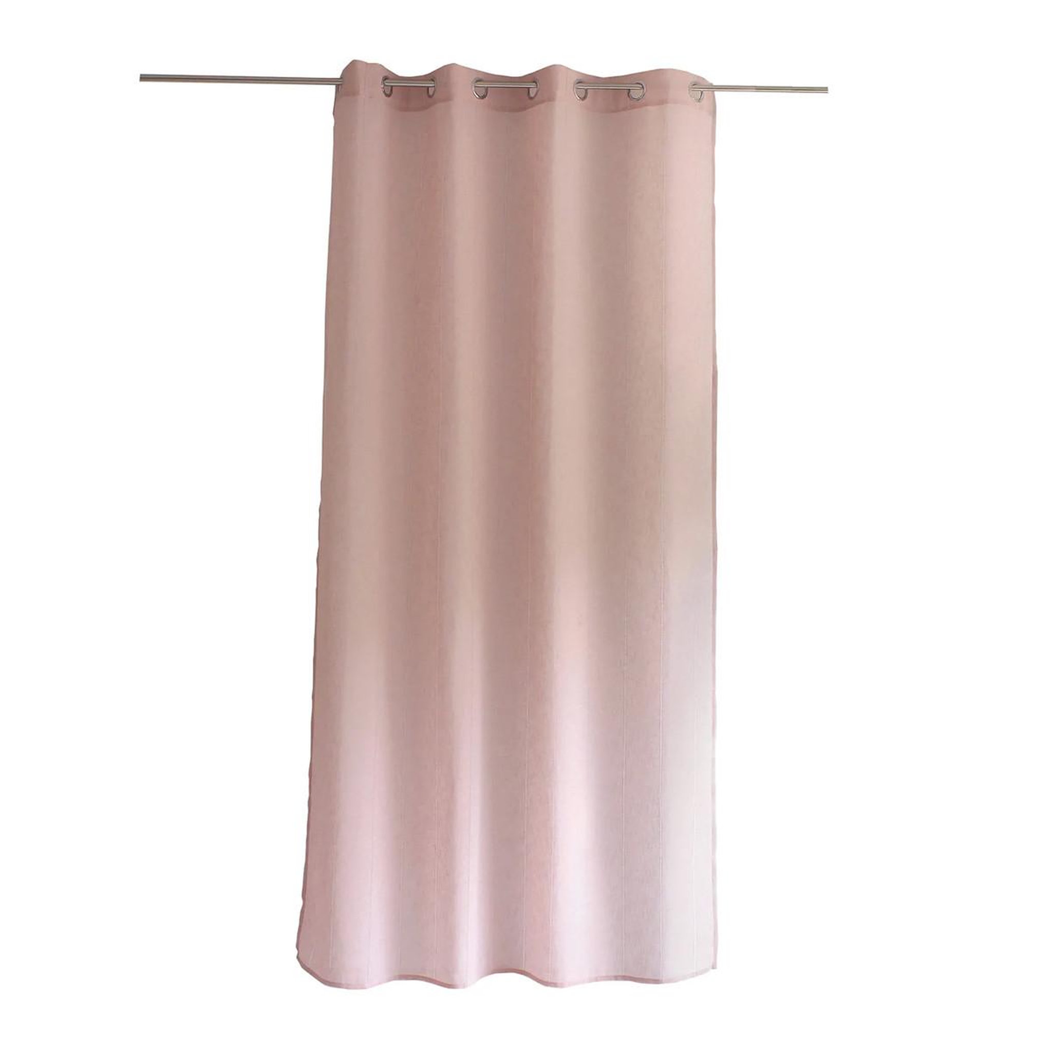 Voir la diapositive 2 : ENJOY HOME Rideau voilage effet lin  elena  140x240cm rose