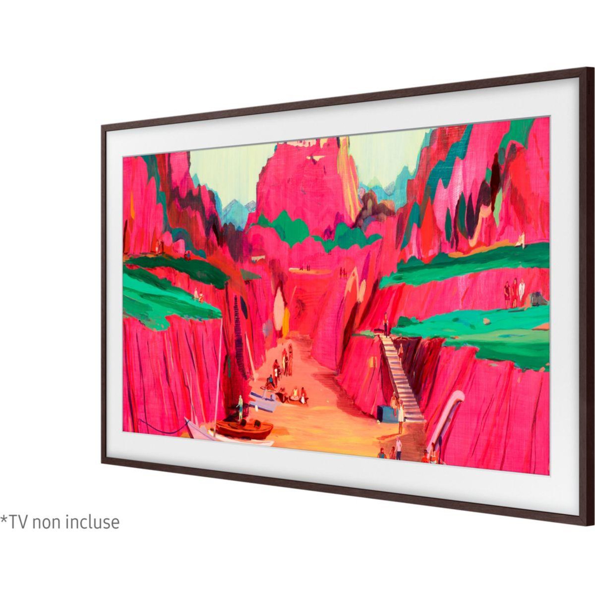 Voir la diapositive 4 : Samsung Cadre the frame 75'' 2025 noyer