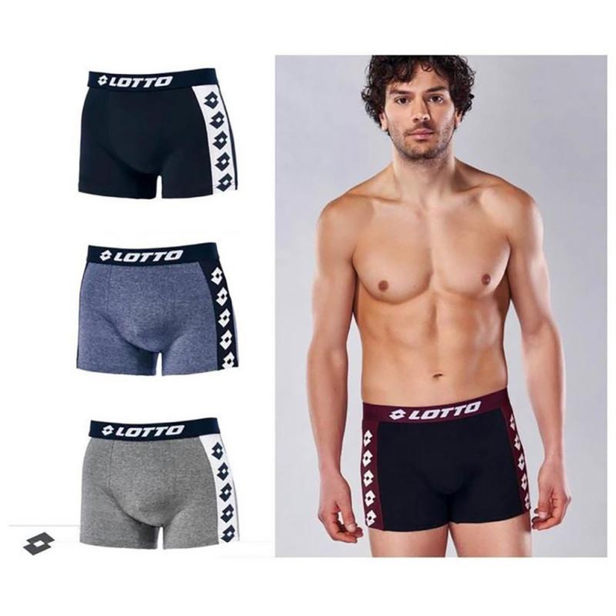 Voir la diapositive 3 : LOTTO Boxer homme LOTTO