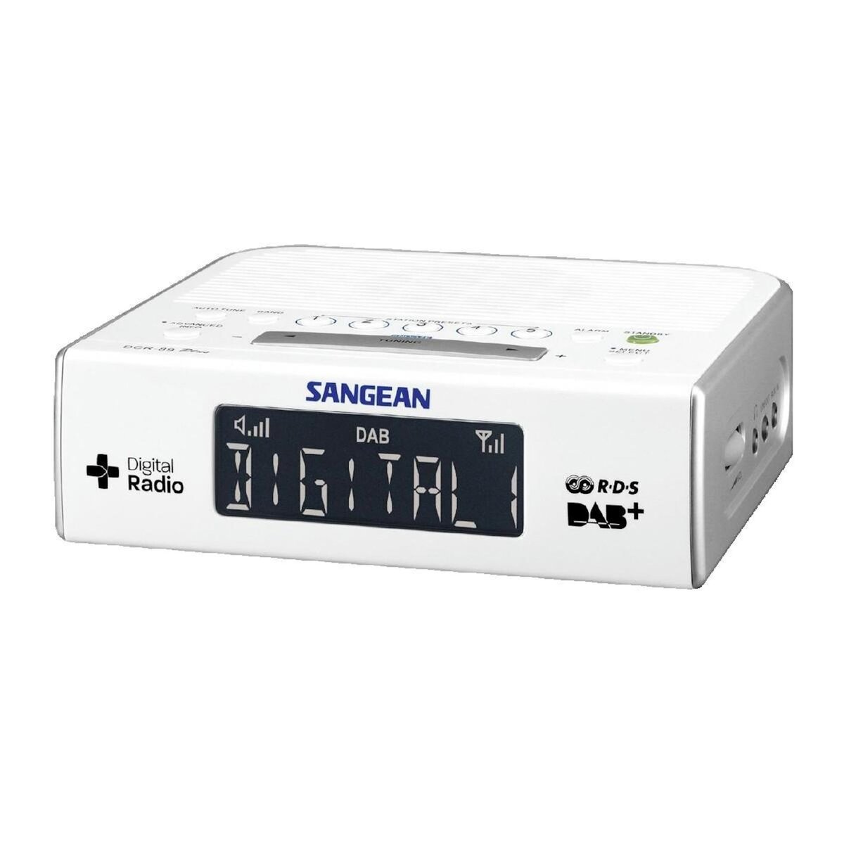 Sangean Radio-réveil Sangean DCR-89+ blanc