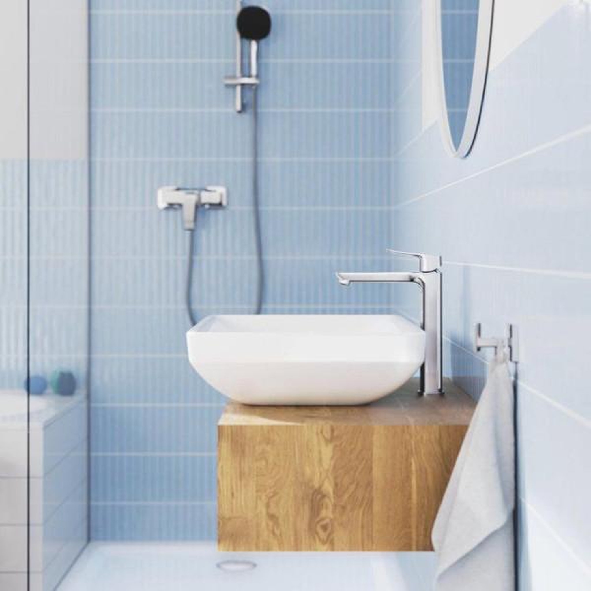 Voir la diapositive 2 : Grohe Mitigeur de douche - grohe dice - chrome