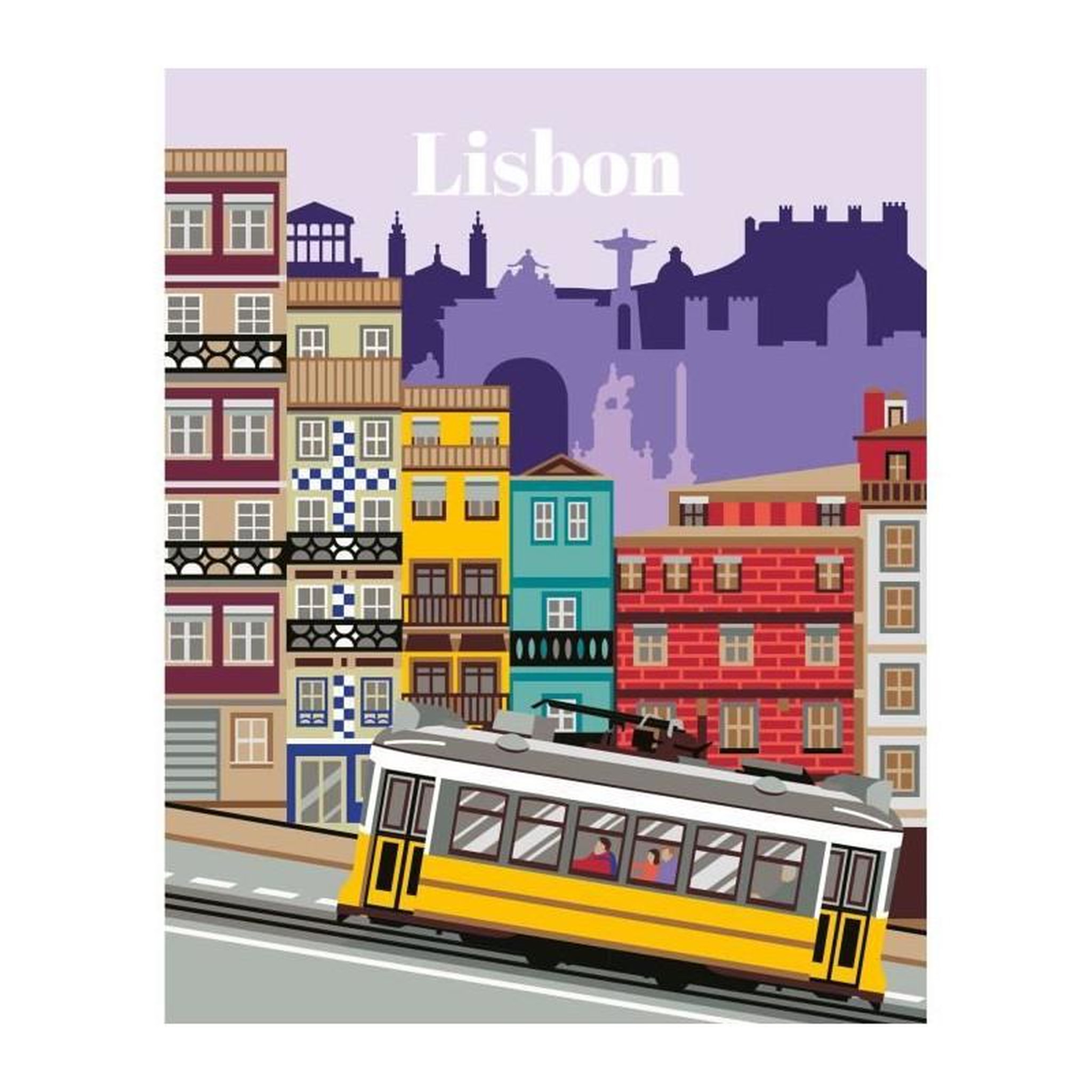 Voir la diapositive 3 : RAVENSBURGER CreArt 24x30 cm Lisbon, Activité détente et créative, 25522, Ravensburger