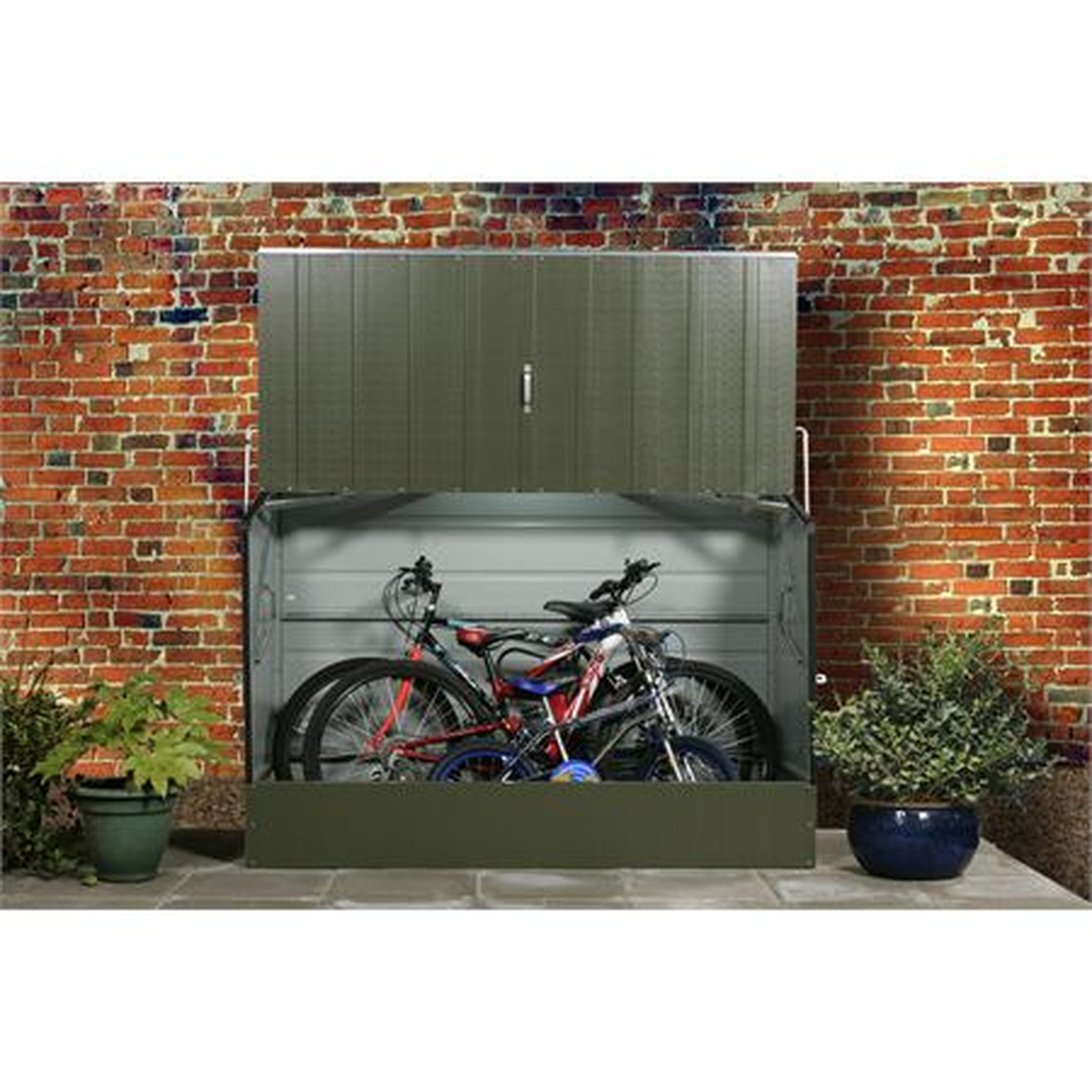 TRIMETALS Abri à vélo métal 1.64m²