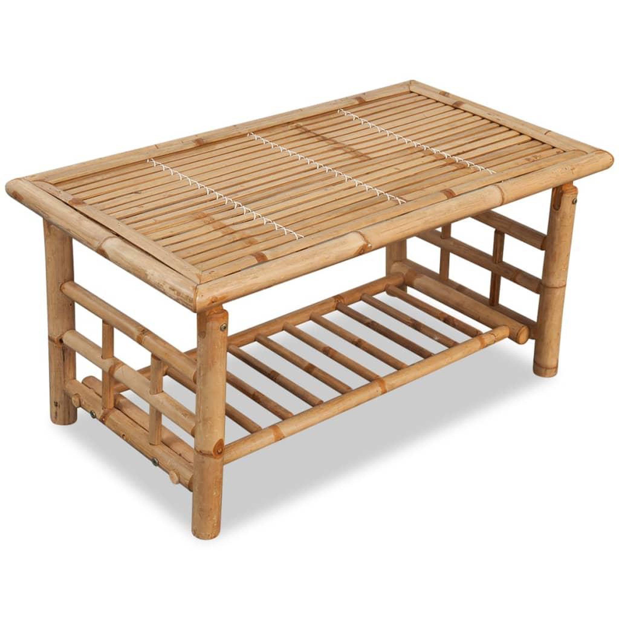 VIDAXL Table basse bambou 90x50x45 cm