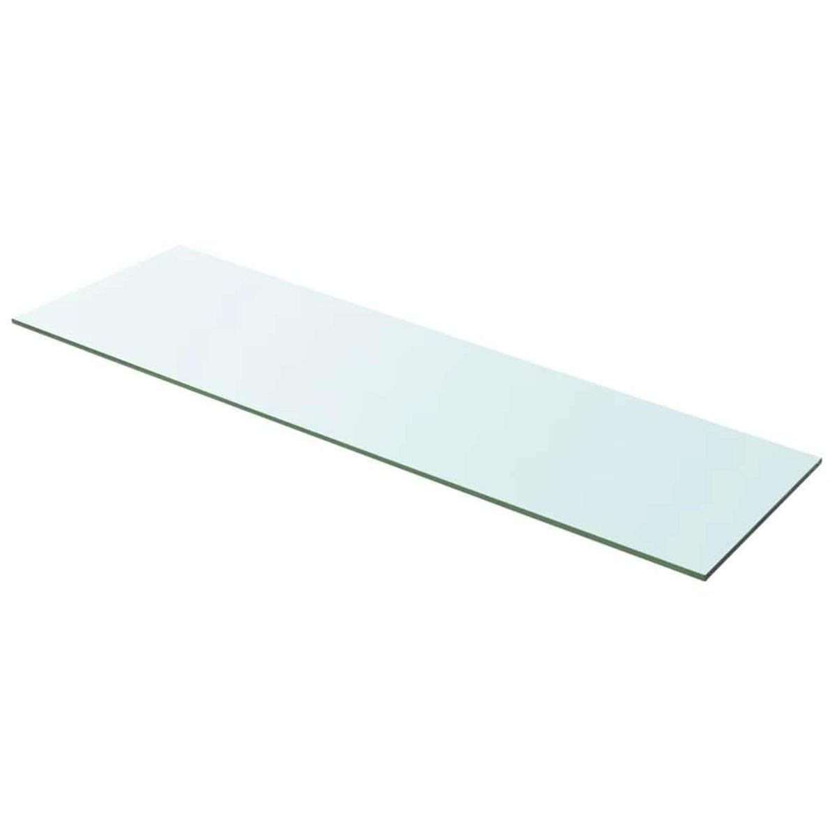 VIDAXL Panneau pour etagere Verre transparent 100 x 30 cm