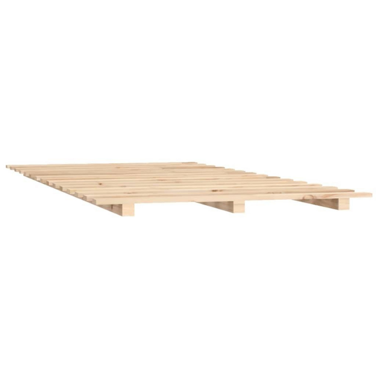 VIDAXL Cadre de lit sans matelas 140x200 cm bois massif de pin