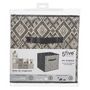Voir la diapositive 3 : TOILINUX Lot de 2 Boites de rangement pliable Ethnique - 31 x 31 - Noir et blanc