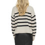Voir la diapositive 2 : Only Pull Ecru Rayures Femme Only  elly