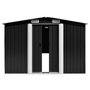 Voir la diapositive 3 : VIDAXL Abri de jardin Anthracite 257x779x181 cm Acier galvanise