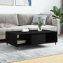Voir la diapositive 1 : VIDAXL Table basse noir 104x60x35 cm bois d'ingenierie