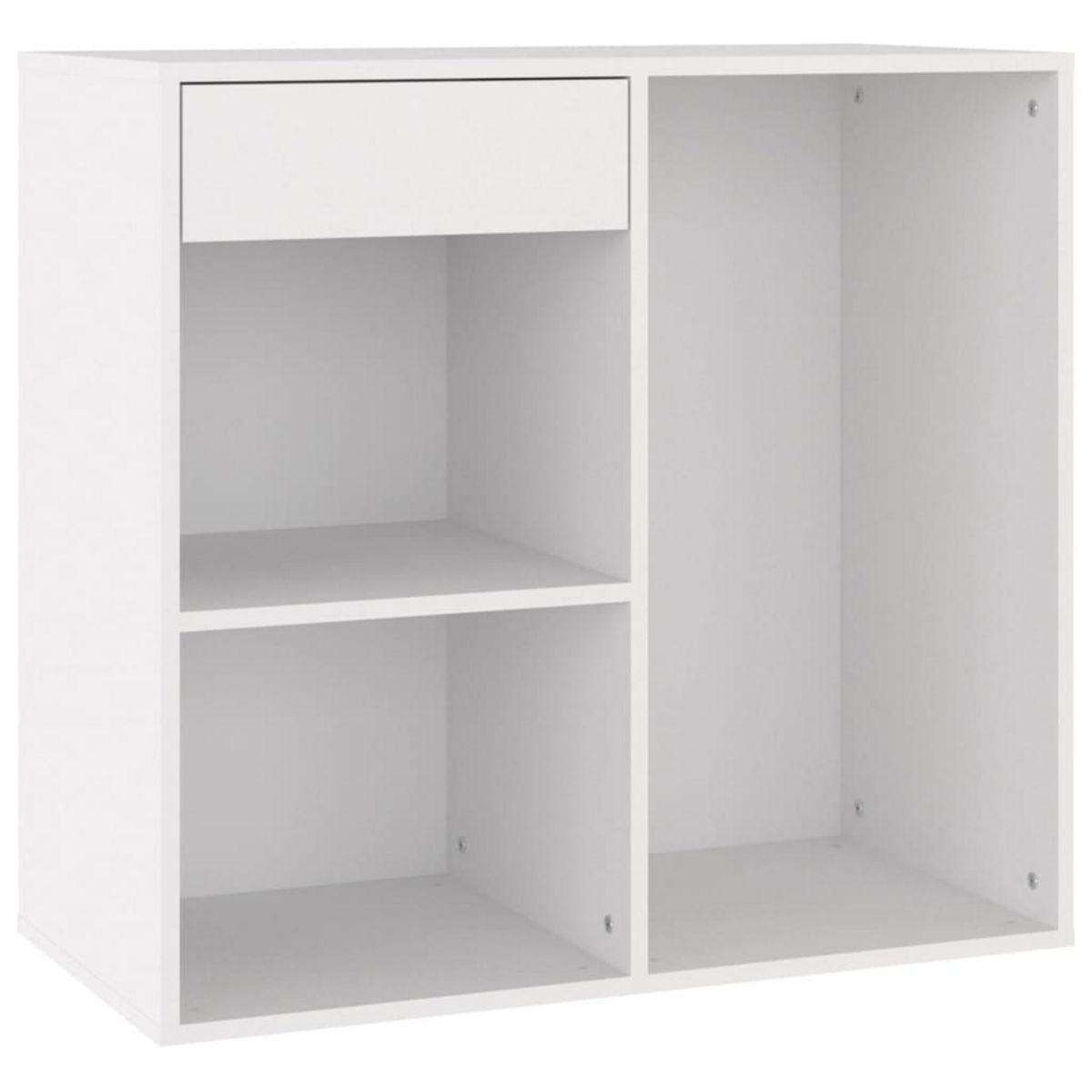VIDAXL Armoire a cosmetiques Blanc 80x40x75 cm Bois d'ingenierie