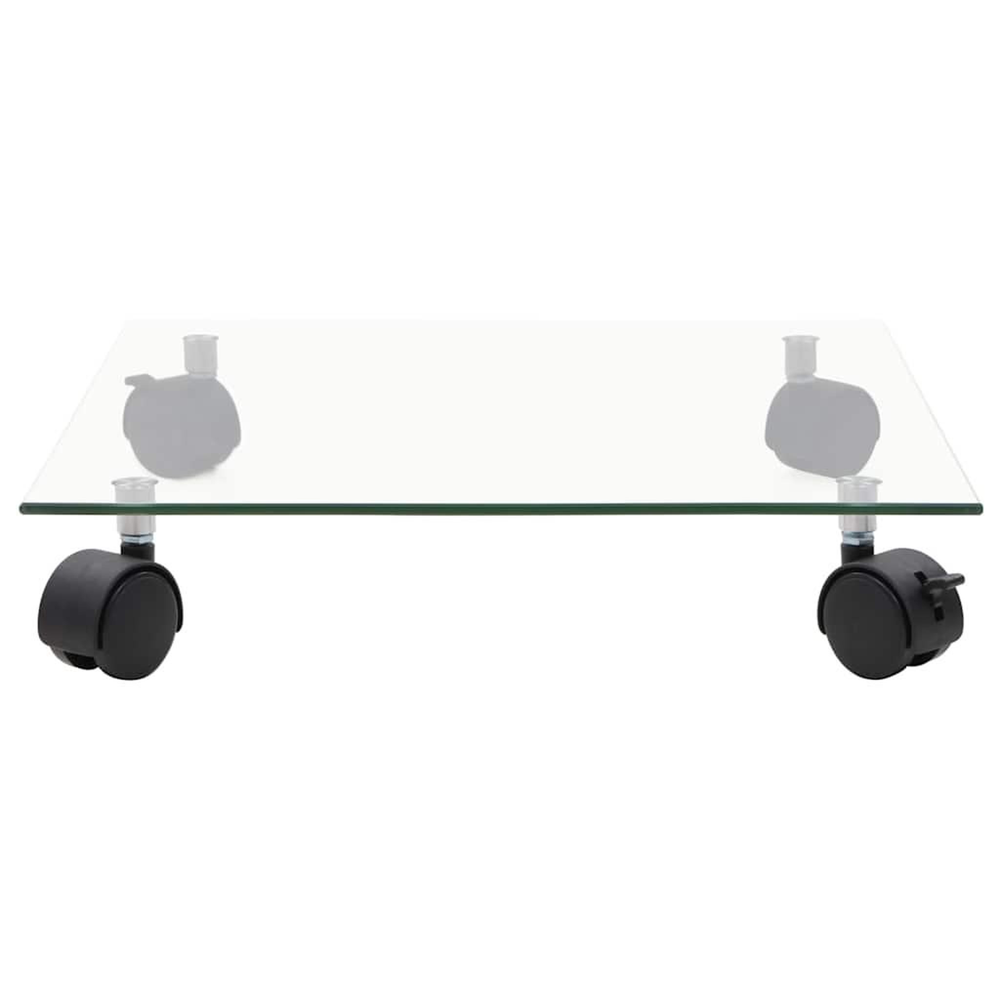 Voir la diapositive 3 : VIDAXL Support carre pour plantes 2 pcs verre trempe 35 x 35 cm